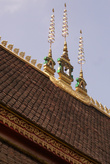 Крыша храма в монастыре Ват Си Мыанг во Вьентьяне