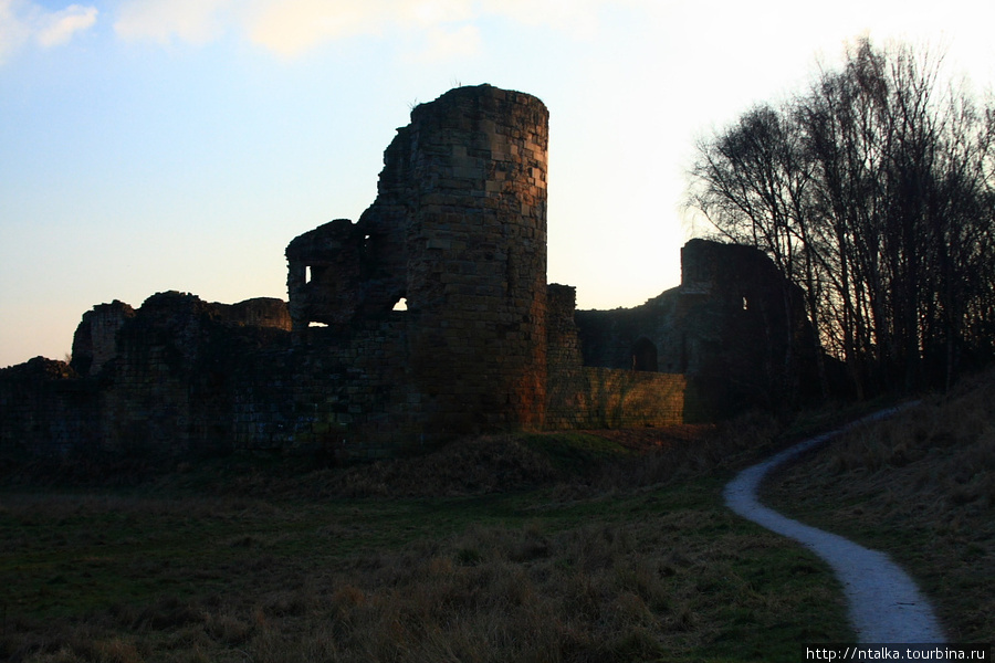 Флинт и крепость во Флинте Флинт, Великобритания