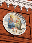Фрагмент часовни. Икона Святой троицы.