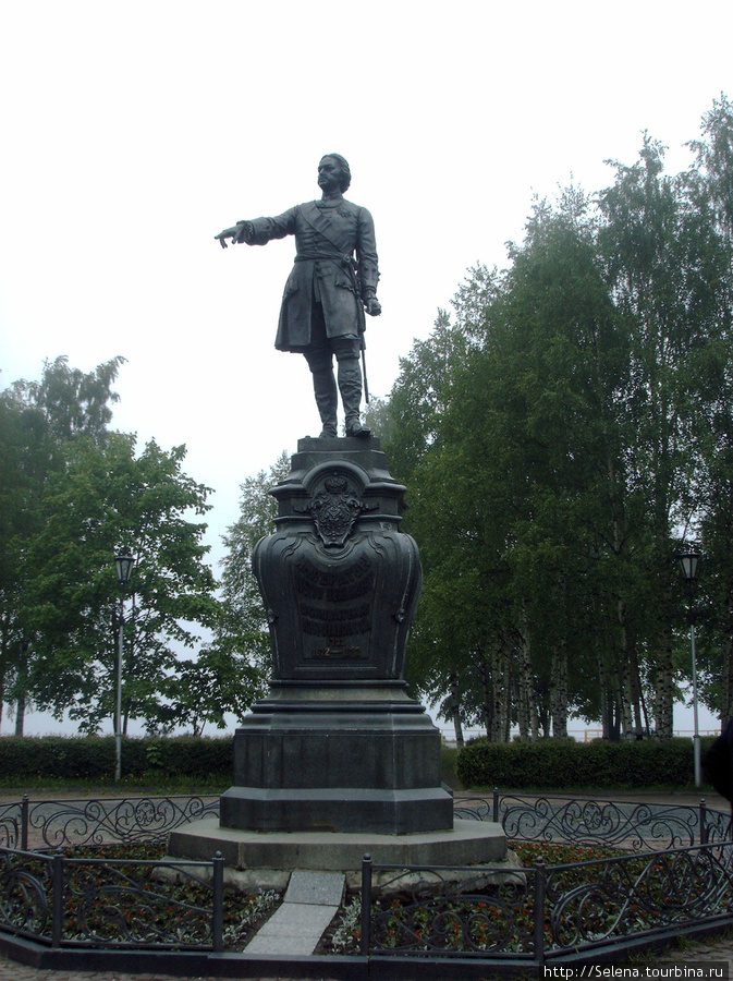 Памятник Петру I Петрозаводск, Россия