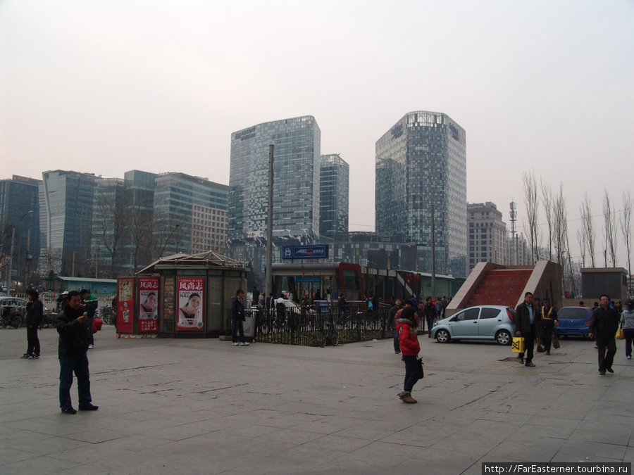 Архитектура центрального Пекина (район ул. Ванфуджин) Пекин, Китай