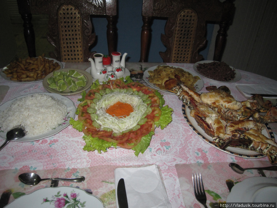 Новогодний ужин Морон, Куба