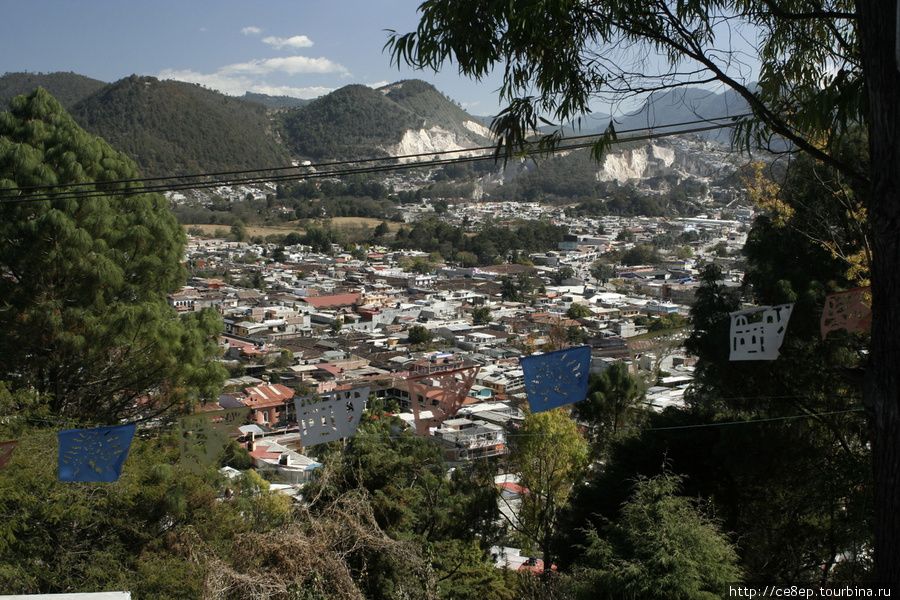 С высока гляжу Сан-Кристобаль-де-Лас-Касас, Мексика