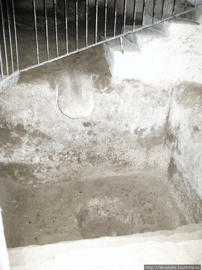 система подвода воды в купель Деринкую, Турция