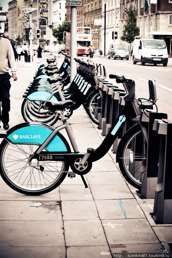 Городской прокат велосипедов Лондон, Великобритания