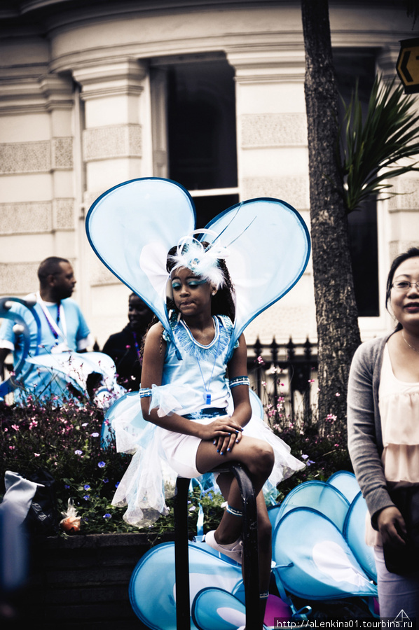 карнавал в Notting Hill Лондон, Великобритания