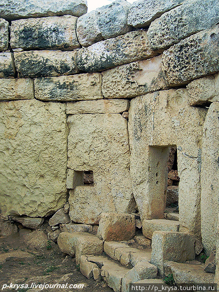 Вероятно у храма был сводчатый потолок Ренди, Мальта