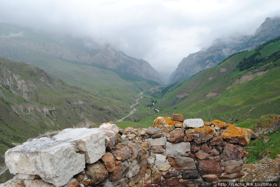 Вид на ущелье Кабардино-Балкария, Россия