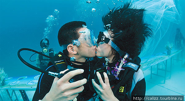 Подводные свадьбы / Underwater Wedding