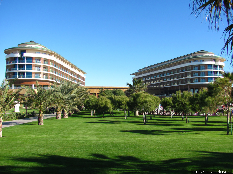 основное здание отеля состоит из двух корпусов Белек, Турция