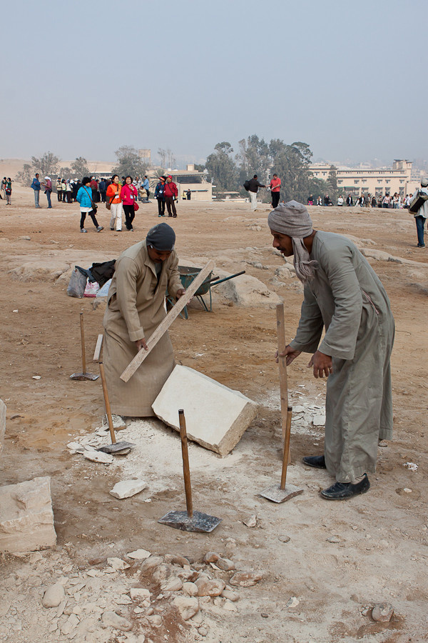 Реставрационные работы Гиза, Египет