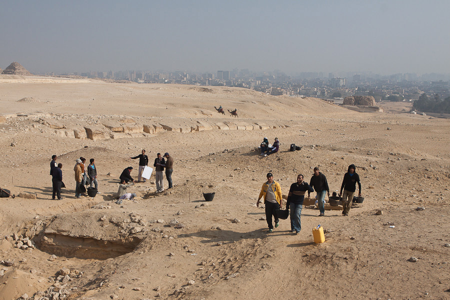 Археологические раскопки Гиза, Египет