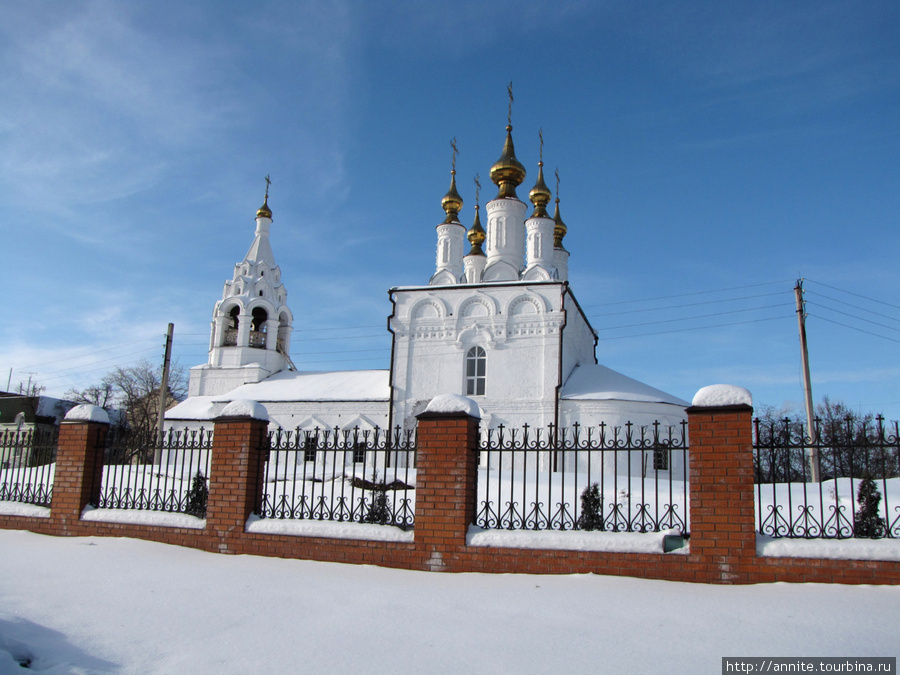 Храм Благовещения Пресвятой Богородицы, вид с ул. Свободы. Рязань, Россия