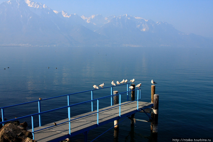 Озеро Леман Монтрё, Швейцария