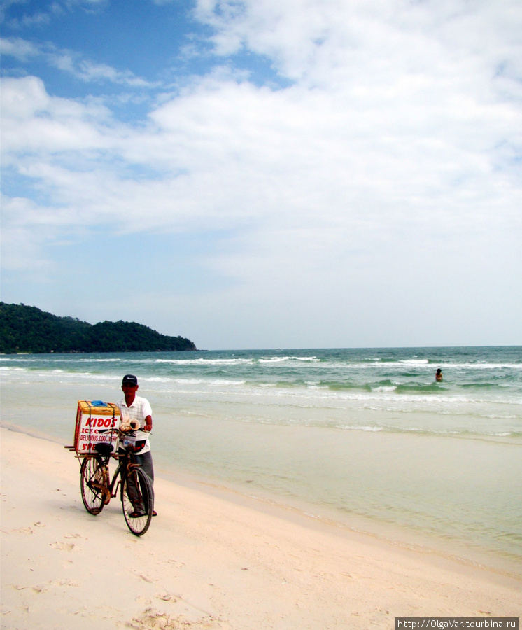 На пляже практически никого... Остров Фу Куок, Вьетнам