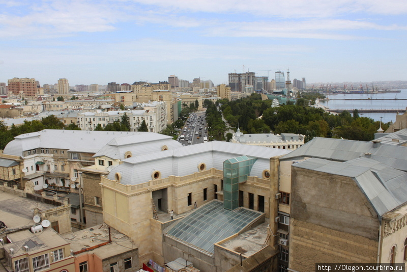 Город с высоты Баку, Азербайджан
