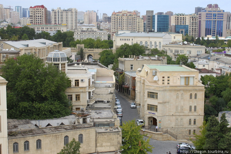 Город с высоты Баку, Азербайджан