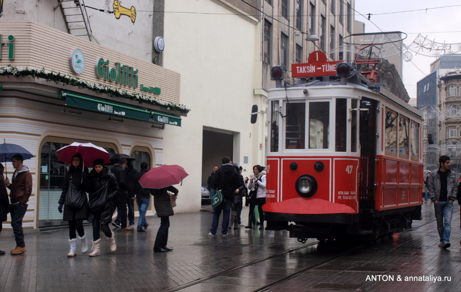 Трамвай на Истикляль Стамбул, Турция