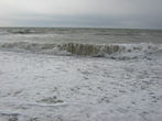 Чёрное море в Лазаревском зимой 2011 февраль