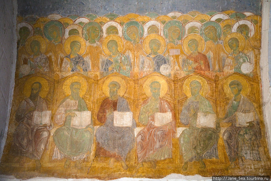 фрески Дмитриевского собора XII век Владимир, Россия