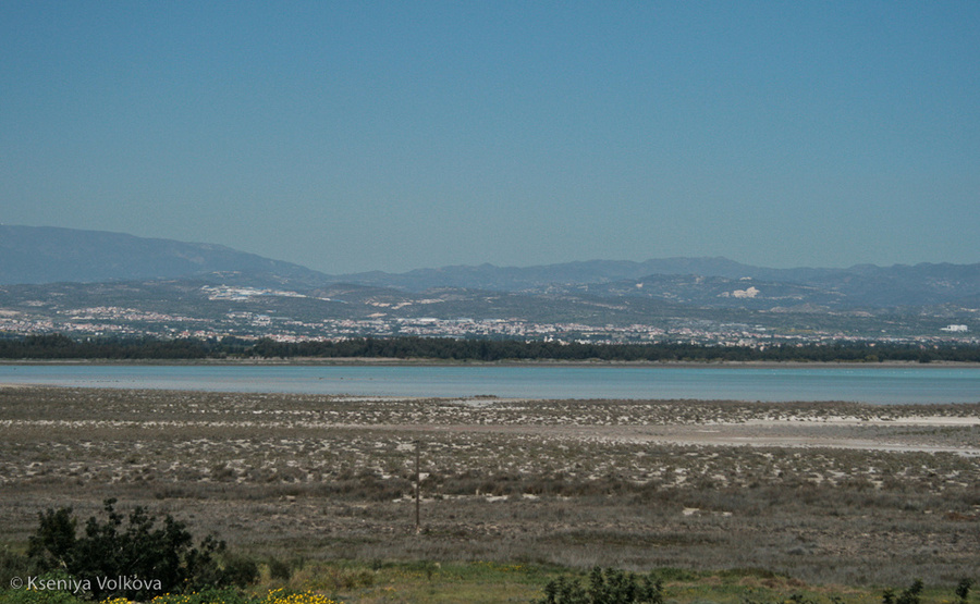 Соляное озеро Алики Район Лимассол, Кипр