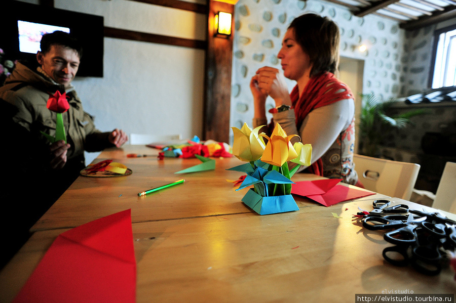 Мастер-класс по оригами в доме Японии. Боровск, Россия