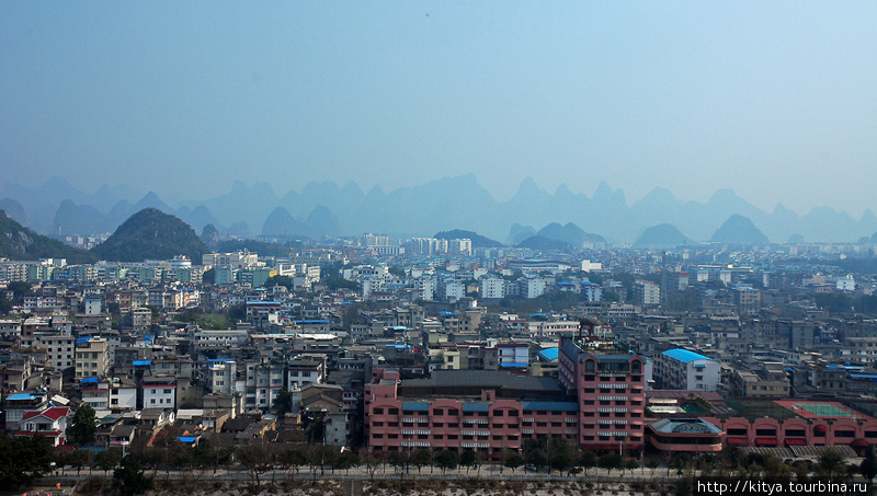 Виды с вершины Гуйлинь, Китай