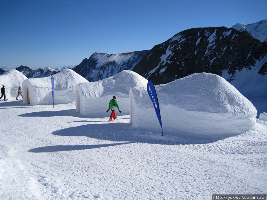 VOLVO павильон на леднике Капрун Капрун, Австрия