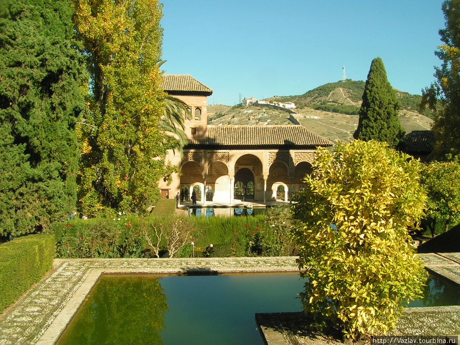 Один из уголков Альгамбры Гранада, Испания