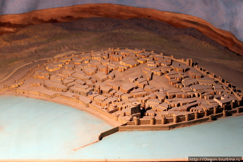 Схема крепости старого города Баку, Азербайджан