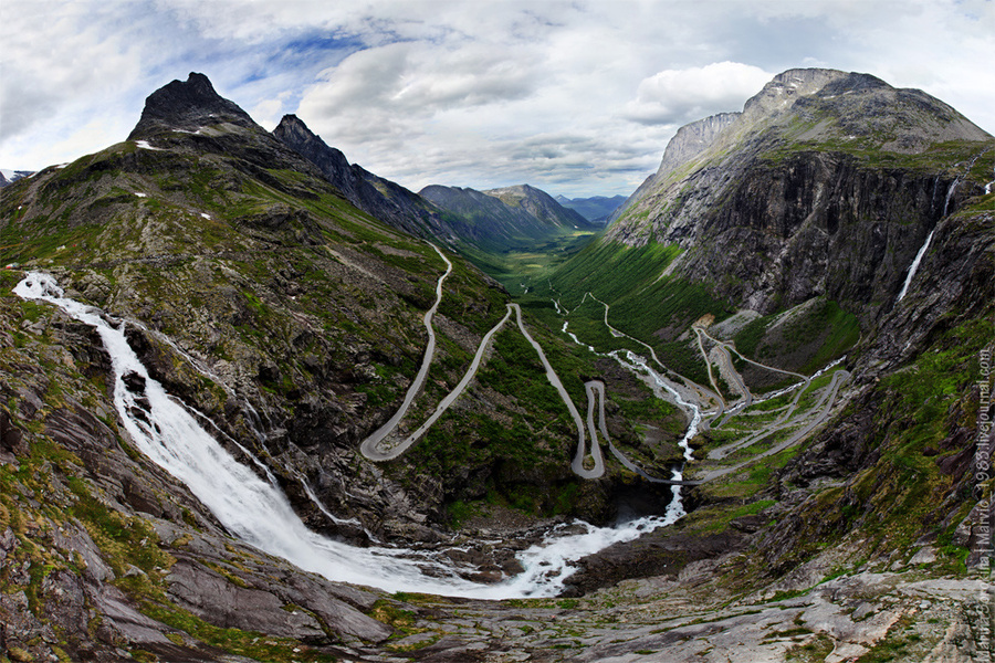 Дорога троллей Норвегия