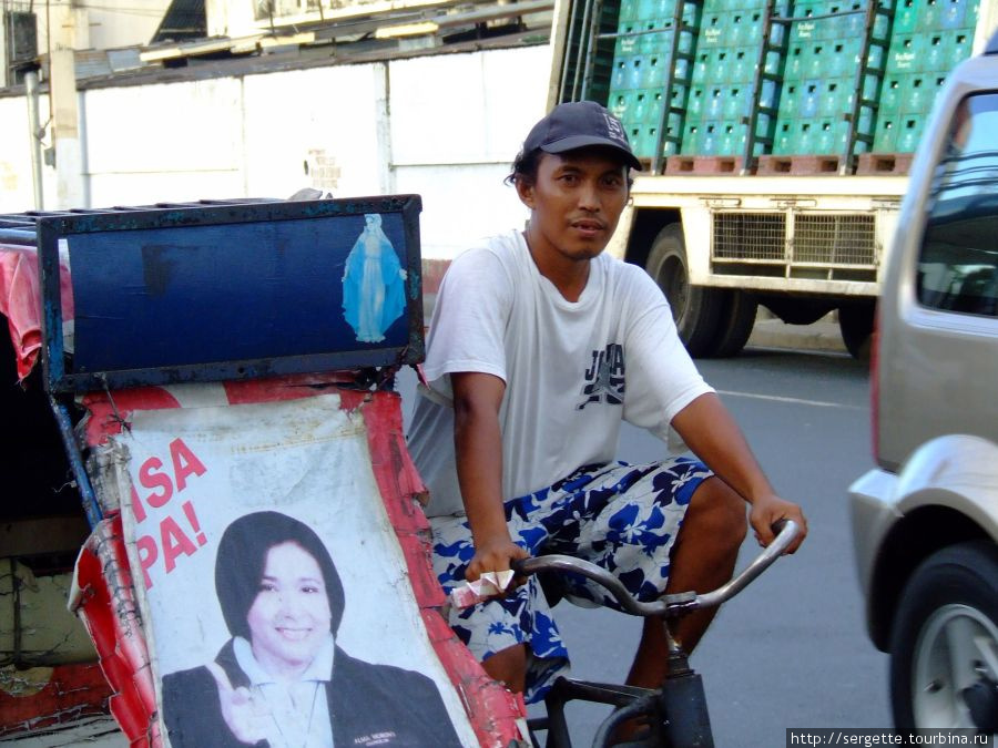 Вело таксист Манила, Филиппины