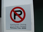 Штраф за парковку всюду разный