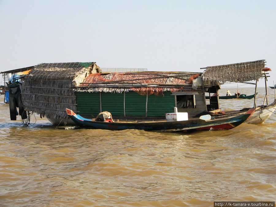Камбоджа. озеро Тонлесап Провинция Сиемреап, Камбоджа