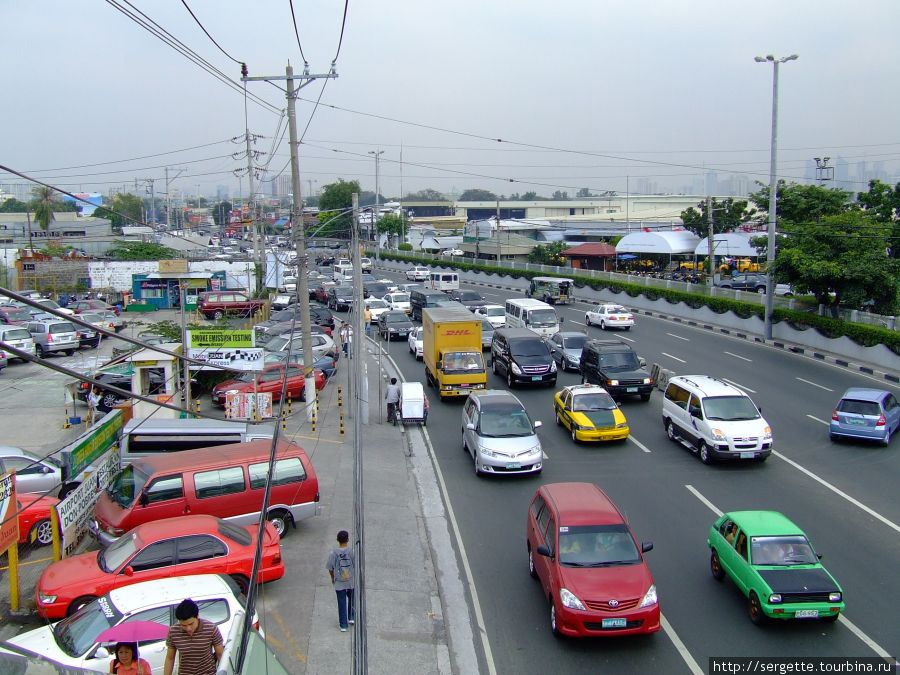 Магистрали соединяющие города спутники Манила, Филиппины