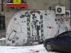 граффити про Пушкина на улице Пушкина