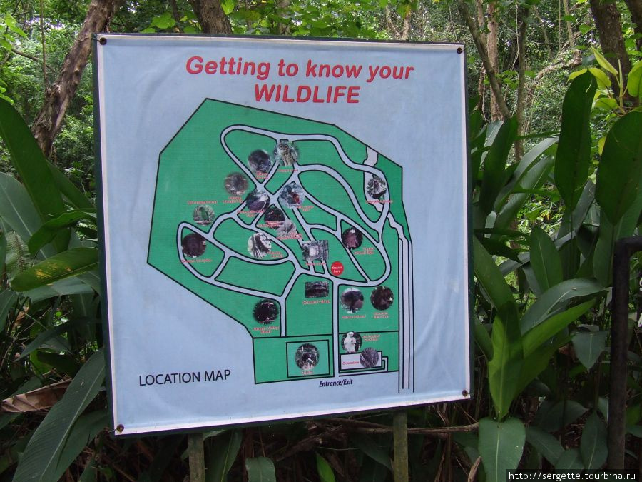 План парка Пуэрто-Принсеса, остров Палаван, Филиппины