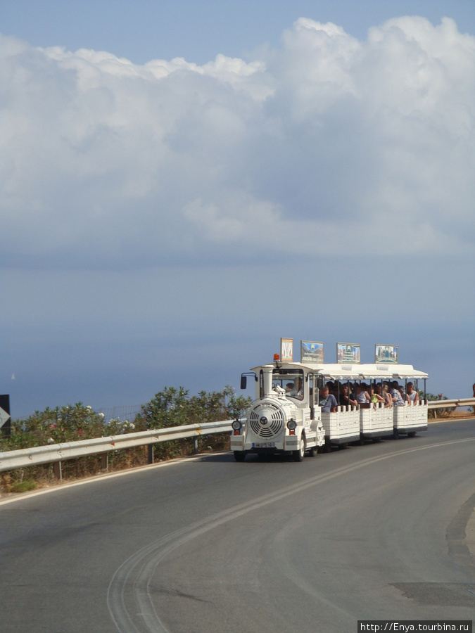 Паровозик-маршрутное такси :) Остров Крит, Греция