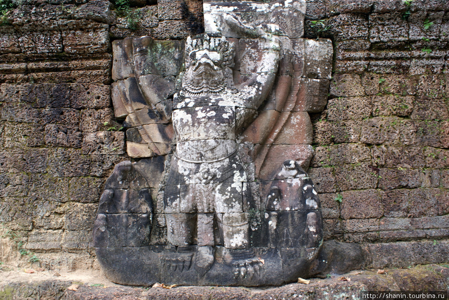 Каменные истуканы Ангкор (столица государства кхмеров), Камбоджа