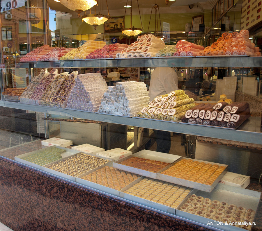 Кондитерская восточных сладостей Стамбул, Турция