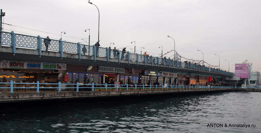 Галатский мост Стамбул, Турция