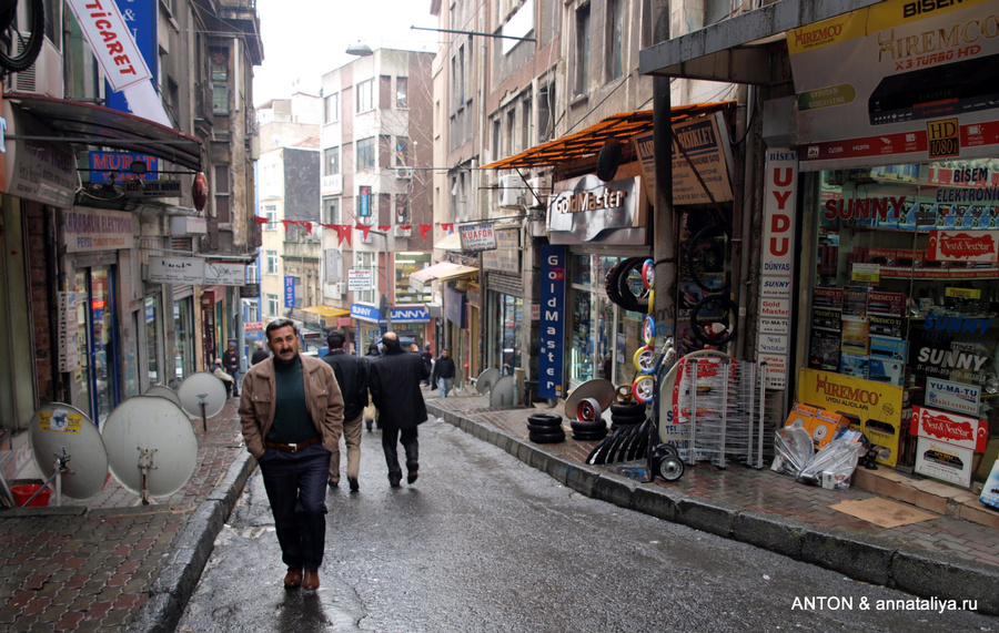 Торговая улочка Стамбул, Турция