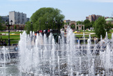 Светомузыкальный фонтан — главная достопримечательность парка Царицыно