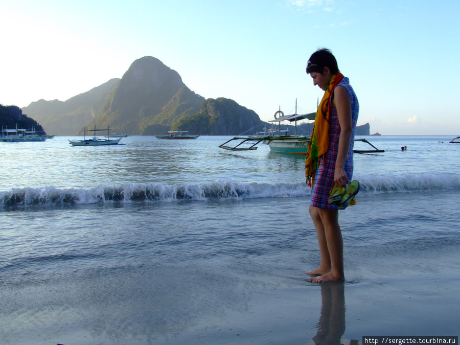 Сегодня хоть ноги помочить, а завтра будем купаться Эль-Нидо, остров Палаван, Филиппины