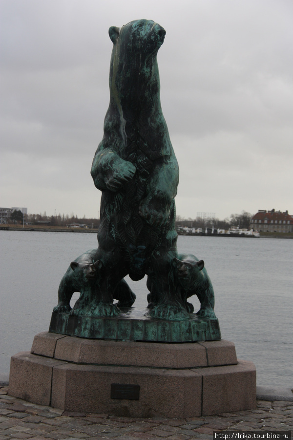 Медведица с медвежатами Копенгаген, Дания