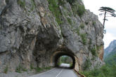 Типичный туннель по дороге в г.Цетин