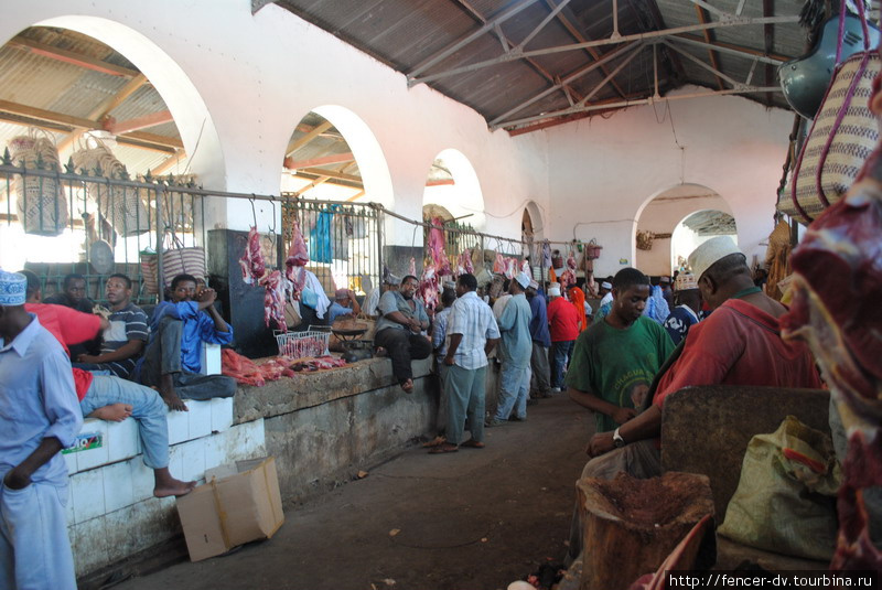Рынок Стоун-Тауна Остров Занзибар, Танзания