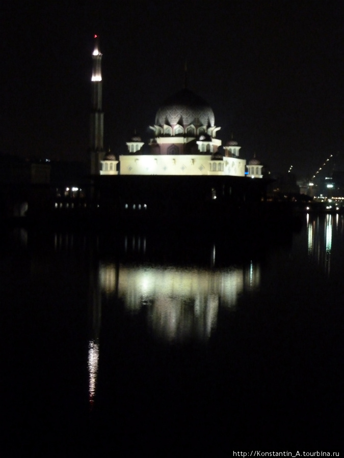 ночь в городе чиновников-3 Путраджая, Малайзия