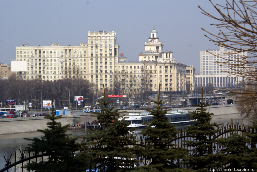 Вид на Москва-реку Москва, Россия