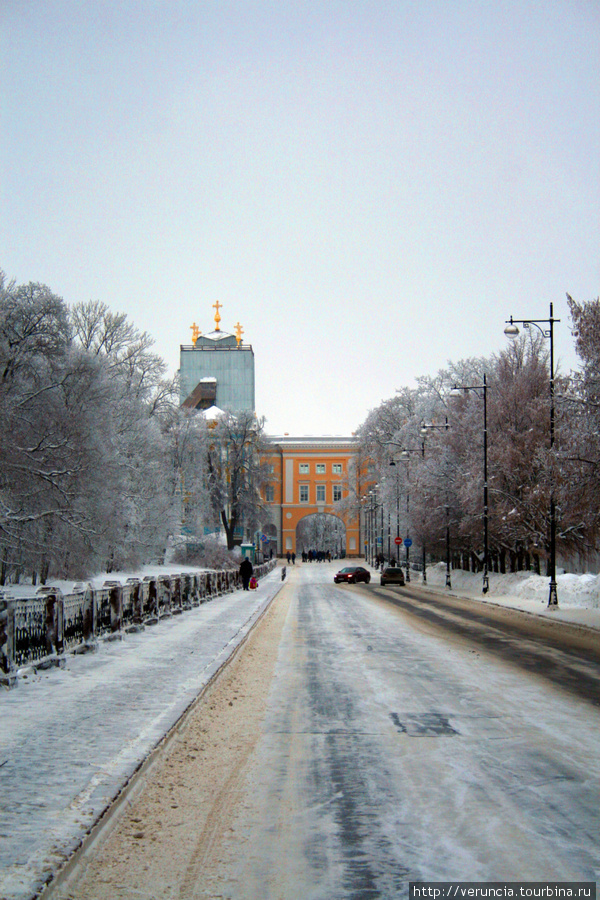 Дорога к лицею в Царском селе. Санкт-Петербург, Россия